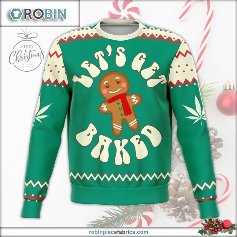 Get Baked Funny Ugly Christmas Sweater