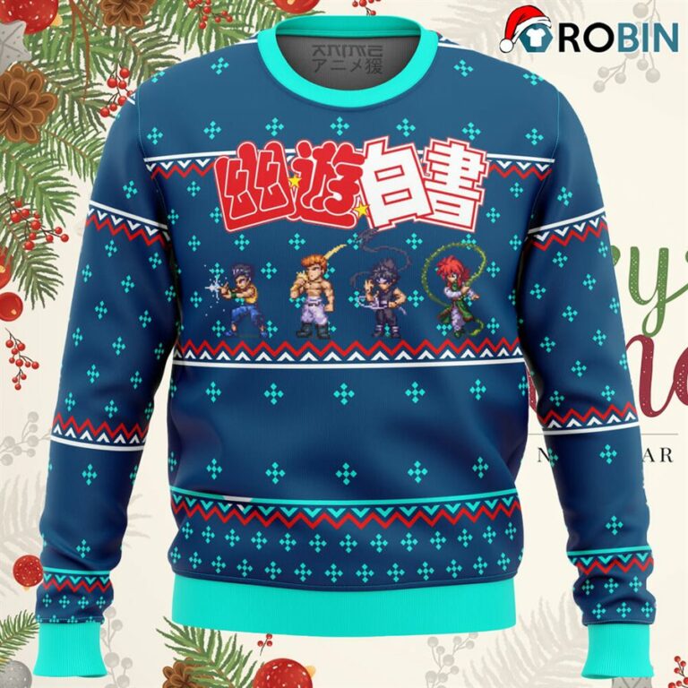 Ghost Fighter Yuyu Hakusho Ugly Christmas Sweatshirt, Sweater