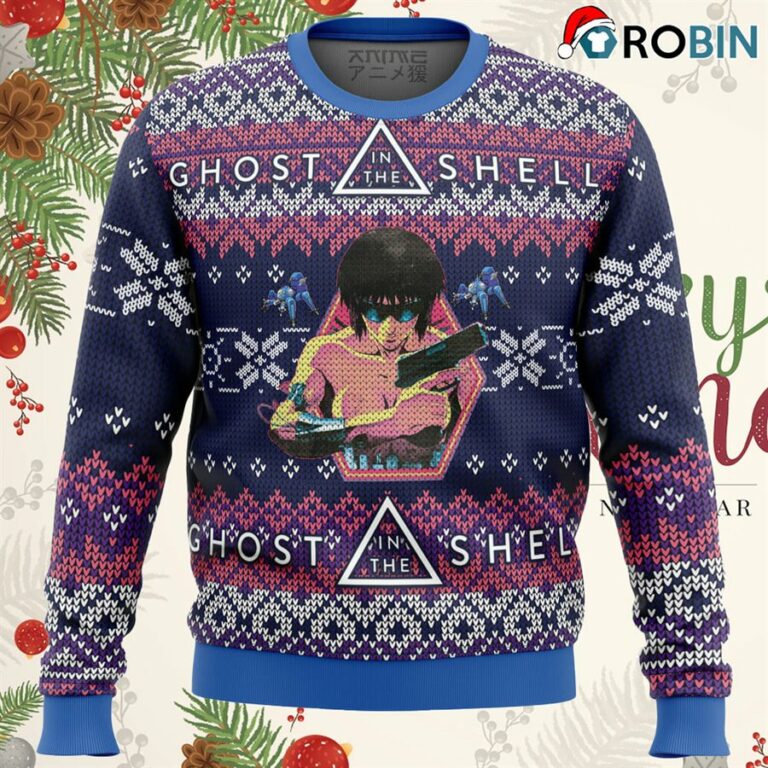 Ghost In The Shell Alt Ugly Christmas Sweatshirt, Sweater