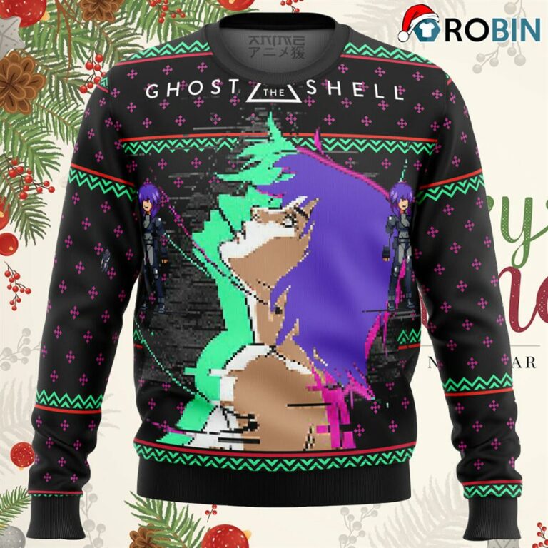 Ghost In The Shell Major Ugly Christmas Sweater