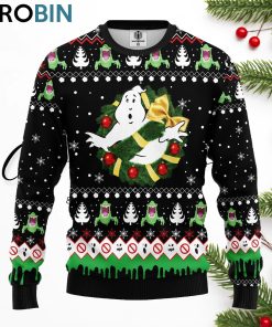 ghostbuster ugly christmas sweater 1 aeekke