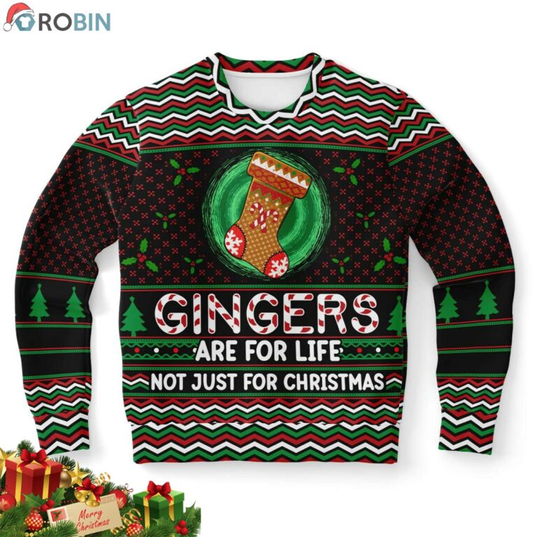 Ginger Are For Life Not Just For Christmas Ugly Christmas Sweater