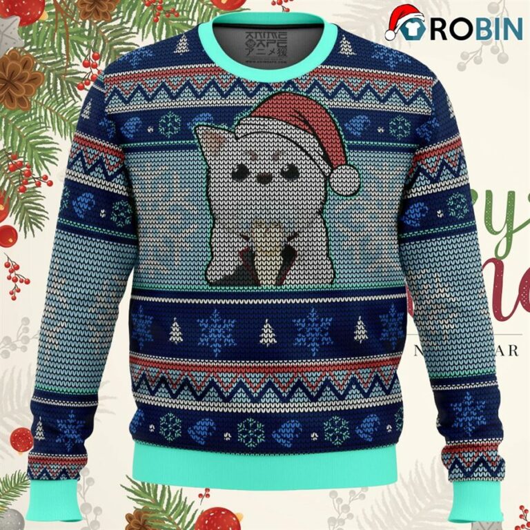 Gintama Gintoki And Sadaharu Ugly Christmas Sweatshirt, Sweater