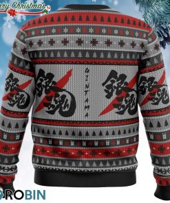 gintama shinsuke and gintoki ugly christmas sweater 3 LQFFy