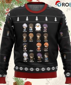 Gintama Sprites Ugly Christmas Sweatshirt, Sweater Gintama Sprites Ugly Christmas Sweatshirt, Sweater