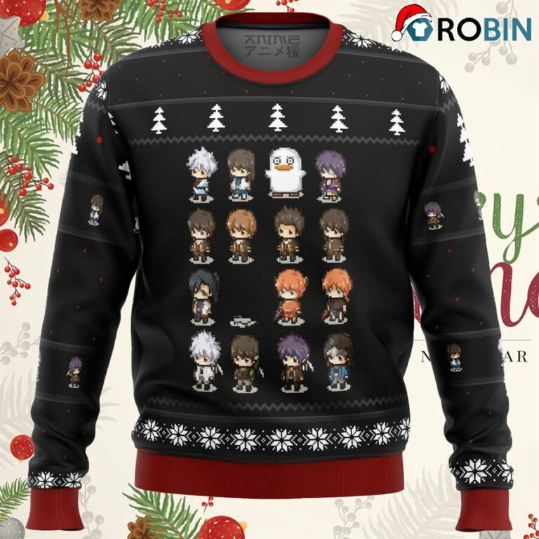 Gintama Sprites Ugly Christmas Sweatshirt, Sweater