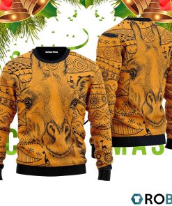 Giraffe African Ugly Christmas Sweater RB2242
