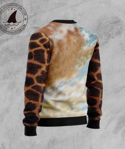 Giraffe Butterfly Ugly Sweatshirt, Sweater Giraffe Butterfly Ugly Sweatshirt, Sweater