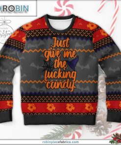 give me the f candy ugly sweater 113 U8gMc
