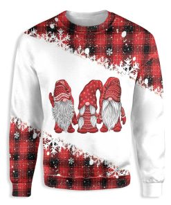 Gnome Red Buffalo Snow Ugly Christmas Sweatshirt – Sweater