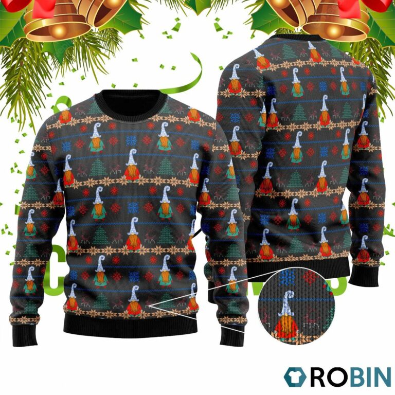 Gnomes Love Christmas 3D Print Ugly Christmas Sweater RB4093