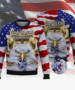 God Bless America Ugly Sweatshirt, Sweater