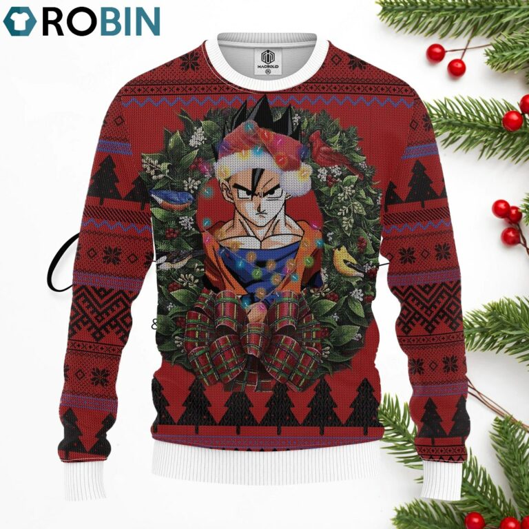 Gohan Merry Christmas Ugly Christmas Sweater
