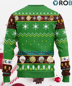 golden girls ugly christmas sweater green 2 slnrik