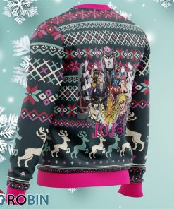 golden wind jojos bizarre adventure ugly christmas sweater 3 940Cw