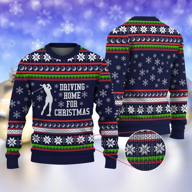 Golf Driving Home for Ugly Sweatshirt, Sweater
