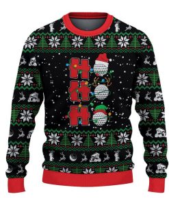 golfer ho ho ho golf christmas ugly sweatshirt sweater 2 k0uwzh