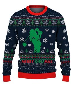 Golfer Mery GolfMas Ugly Sweatshirt, Sweater