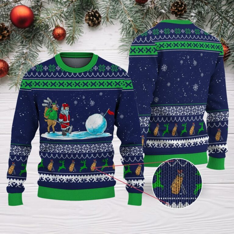 Golfer Satas Golf Ugly Sweatshirt, Sweater