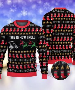 golfer this is how i roll ugly sweatshirt sweater 1 rw3flr