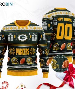 green bay packers football ugly christmas sweater sweatshirt swt gtoljd