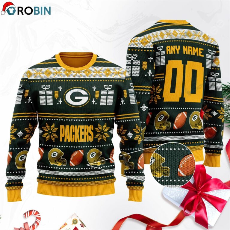 Green Bay Packers Football Ugly Christmas Sweater, Sweatshirt SWT185