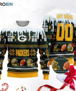 green bay packers football ugly christmas sweater sweatshirt swt l23hon