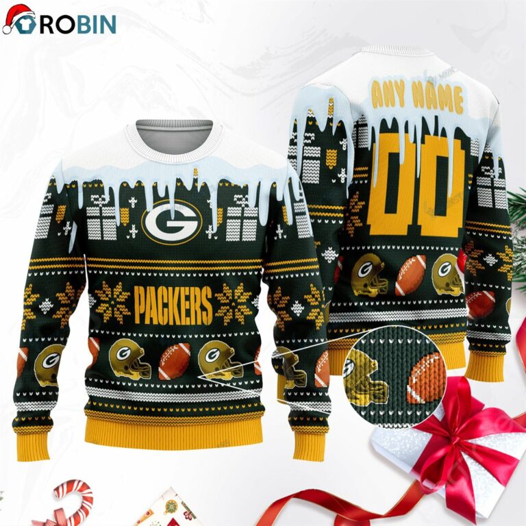 Green Bay Packers Football Ugly Christmas Sweater, Sweatshirt SWT172