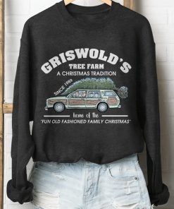 Griswolds Tree Farm Classic Ugly Christmas Sweatshirt – Sweater