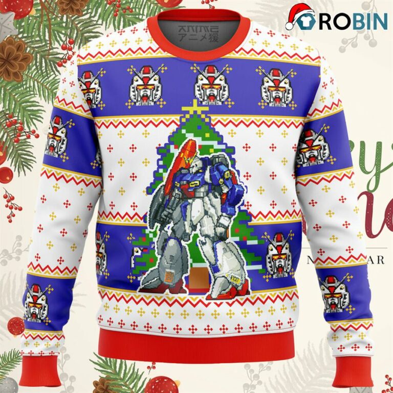 Gundam Xmas Ugly Christmas Sweatshirt, Sweater