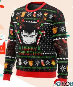 Guts Santa Claus Berzerk Ugly Christmas Sweater