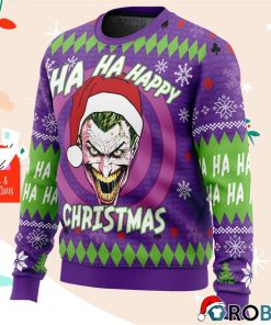 ha ha ha happy christmas joker christmas sweater 2 nbUFI