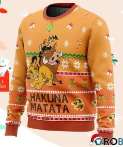 Hakuna Matata Ugly Christmas Sweater