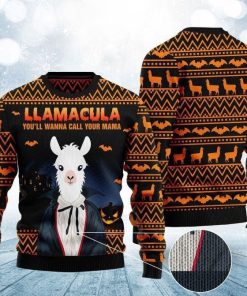Halloween Llama Youll Wanna Call Me Your Mama Ugly Sweatshirt, Sweater