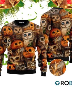 Halloween 3D Print Ugly Christmas Sweater RB4092