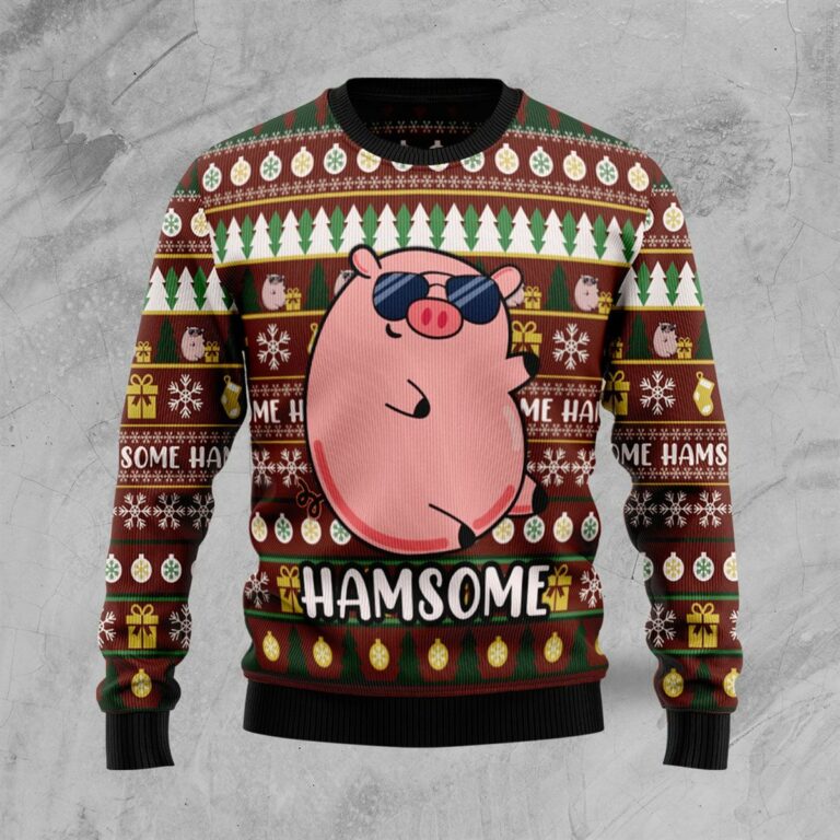 Hamsome Cute Pig Ugly Sweatshirt, Sweater