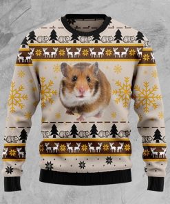 Hamster Cute Christmas Ugly Sweatshirt, Sweater