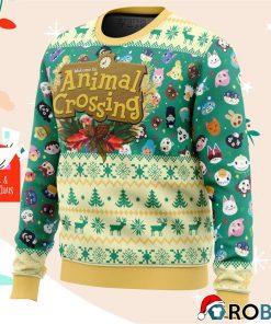 Happy Animal Villagers Animal Crossing Ugly Christmas Sweater