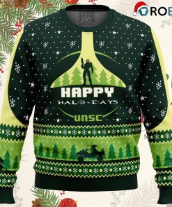 happy halo days halo ugly christmas sweater 1 zTYuh