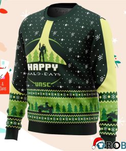 Happy Halo-Days Halo Ugly Christmas Sweatshirt, Sweater