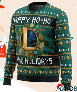 Happy Ho-Ho-Ho Holidays League Of Legends Ugly Christmas Sweatshirt, Sweater