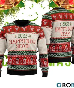 Happy Holiday Pattern Ugly Christmas Sweater RB2097
