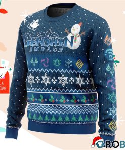 Happy Holidays Genshin Impact Ugly Christmas Sweater