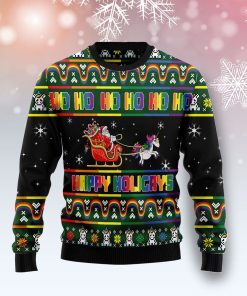 Happy Holigays Ugly Sweatshirt, Sweater