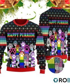 Happy Purride Ugly Christmas Sweater RB3275