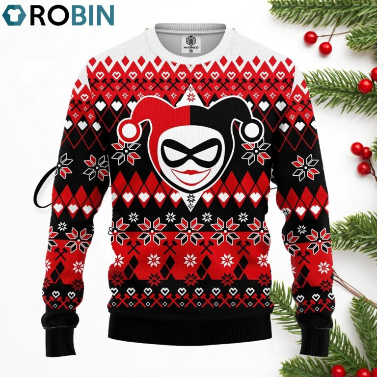 Harley Queen Suicide Squad Ugly Christmas Sweater