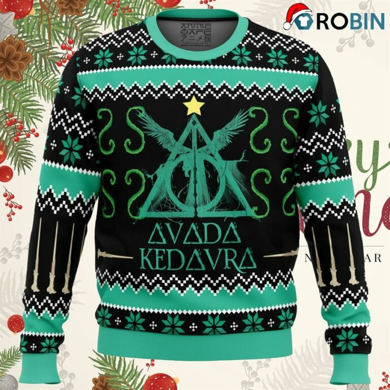 Harry Potter Avada Kedavra Ugly Christmas Sweater