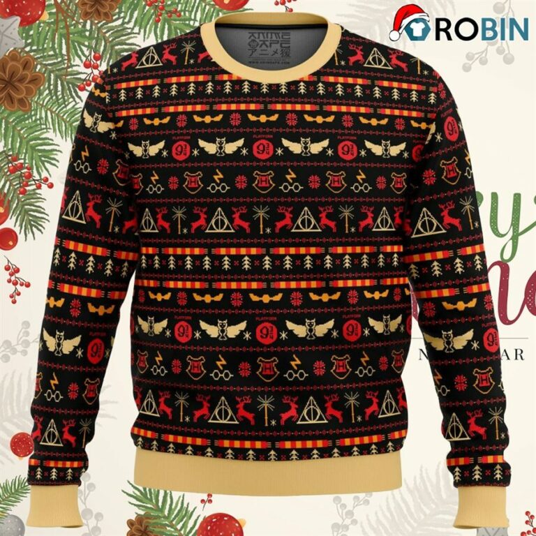 Harry Potter Christmas Ornaments Ugly Christmas Sweater
