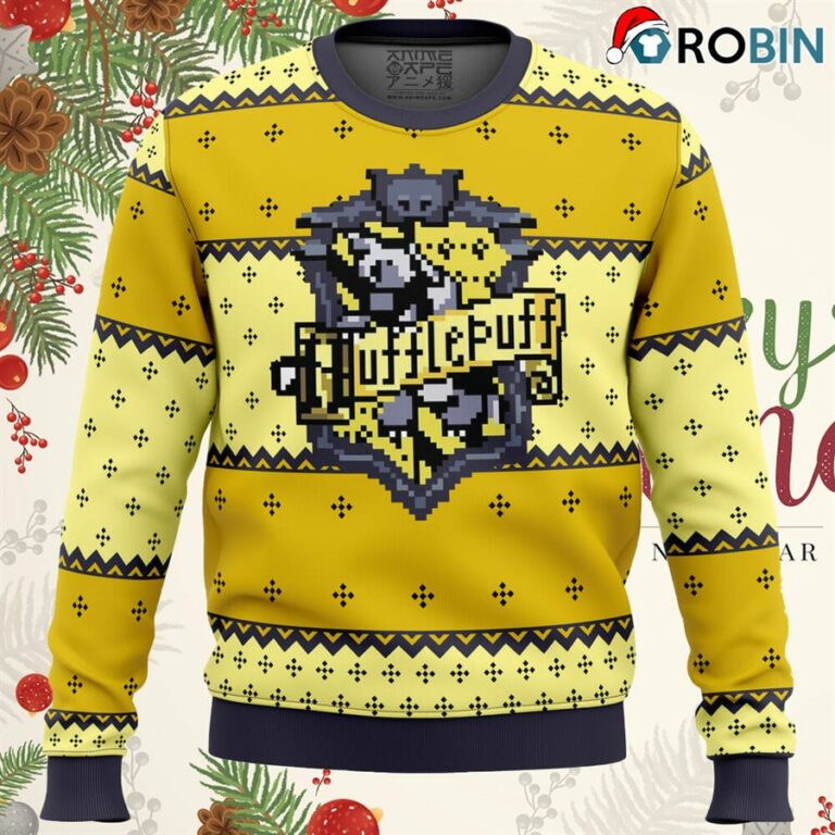 Harry Potter Hufflepuff Ugly Christmas Sweater