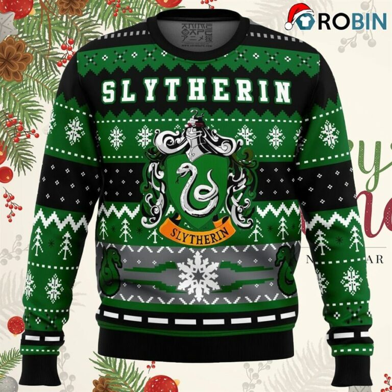 Harry Potter Slytherin House Ugly Christmas Sweater